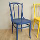 Lot de 3 anciennes chaises Japy Frères en bois des années 1940/1950