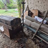 Wrought iron lamp post