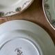 Set of 4 old flat plates in Terre de Fer, Cadiz L&G