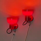 Space Age Orange Spotlights Made in Italy, 70s