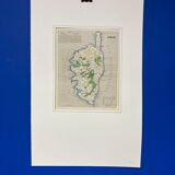 Carte ancienne de la Corse