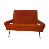 2-seater sofa 60s/70s in soft wool