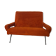 2-seater sofa 60s/70s in soft wool