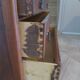 Art Deco chest of drawers with 4 drawers in oak, France 1930s-50s
