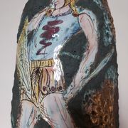 Ceramic vase Italy 50's