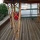 Vintage rattan table
