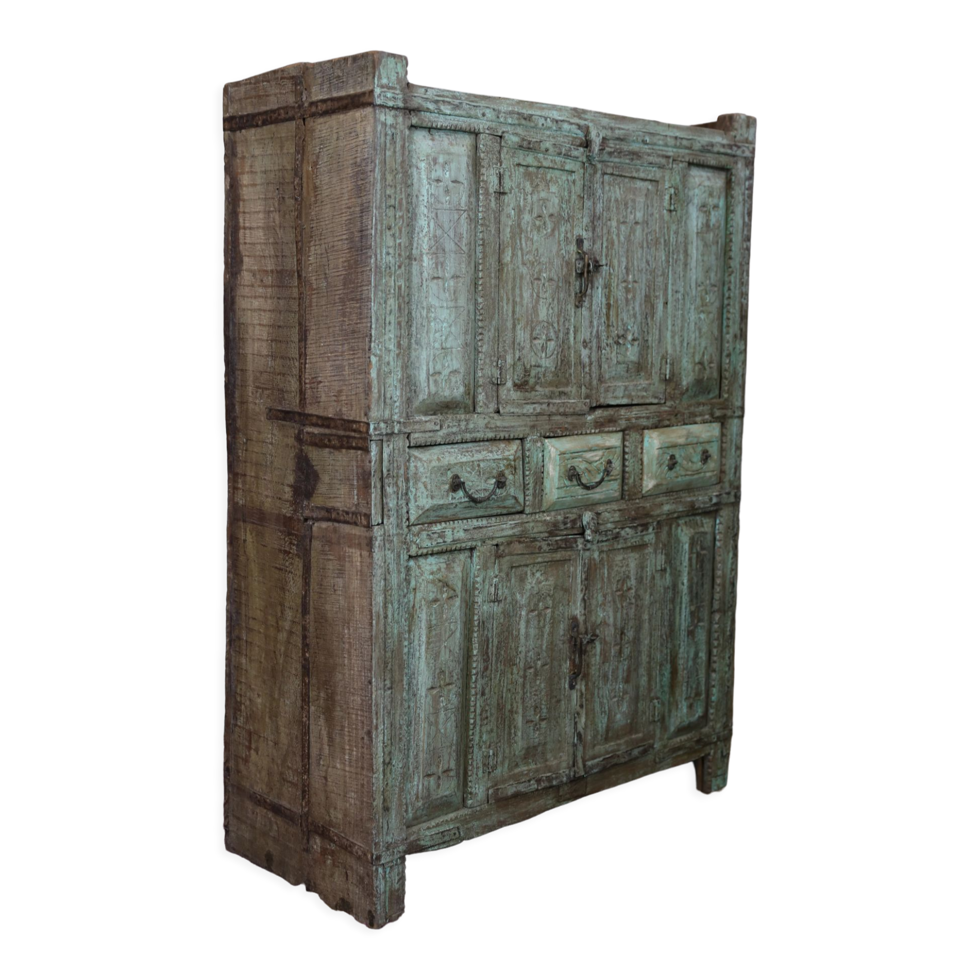 Indian mango buffet 4 doors and 3 drawers, unique piece