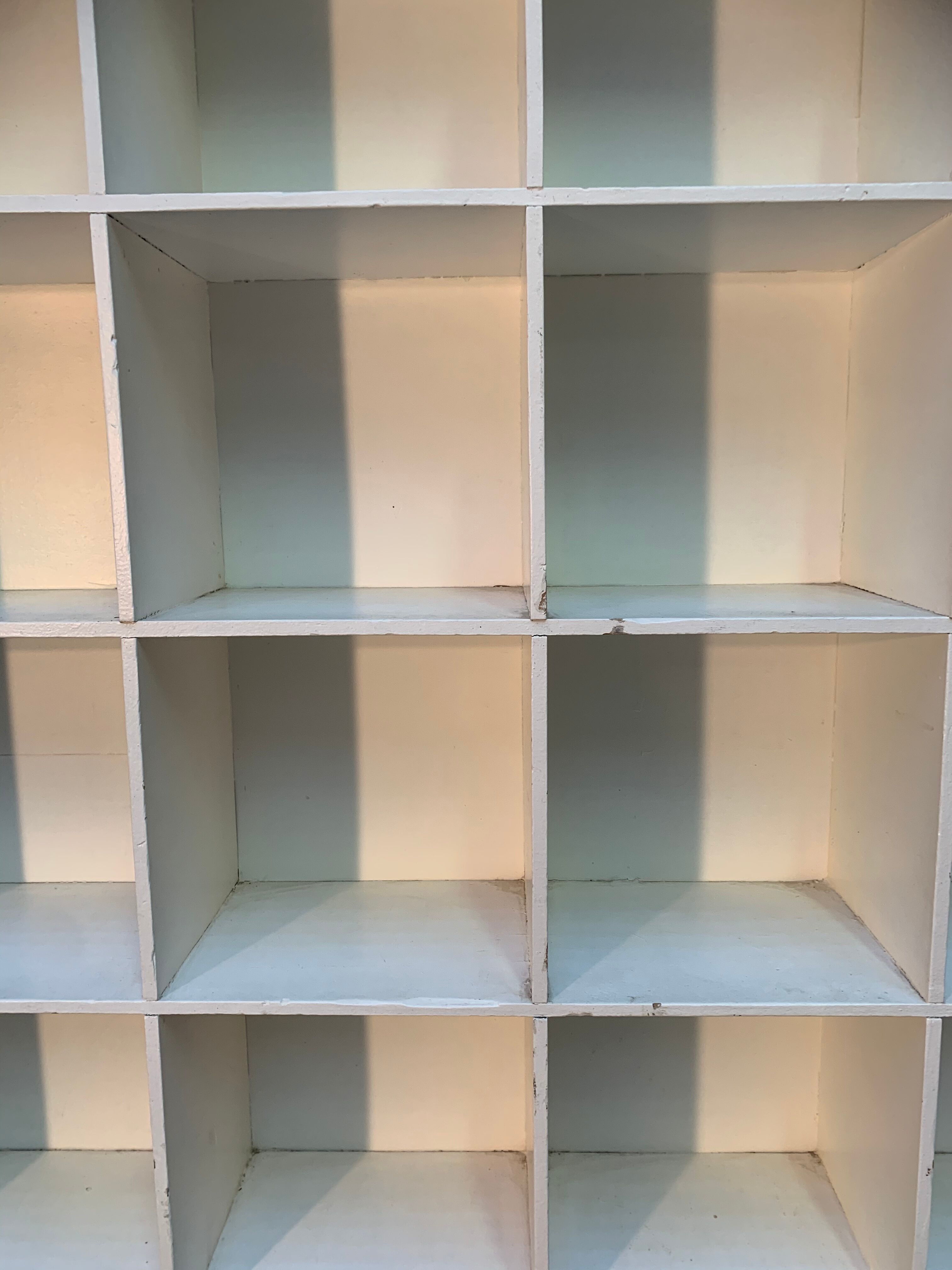 Vintage storage shelf, design library