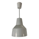 Holophane glass chandelier from the 1970s.