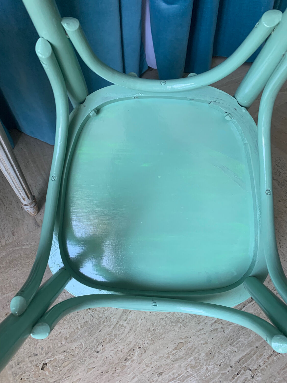 Green bistro chair