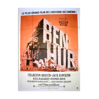 Affiche originale cinéma " Ben-Hur " 1960 Charlton Heston,Boyd...