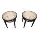 Pair of Thonet 214RH stools, 1980s