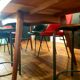 Scandinavian dining table with extensions