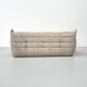Canapé 3 places en velours côtelé beige attribué à Michel Ducaroy pour Ligne Roset, années 1970.