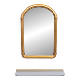 Miroir en or et console Hollywood Regency années 1970 Belgique