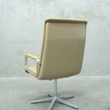 Office Leather Armchair by Delta Design for Wilkhahn, 1960s