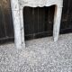 Pompadour model fireplace in blue Turquin marble from around 1880, one pair available.