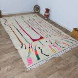 Handmade wool Berber rug 290 X 190 CM