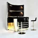 Bar set with 2 stools, 1970S