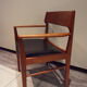 Fauteuil de bureau danois teck 1960 Erik Buck