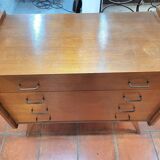 Vintage oak chest of drawers from the 60s