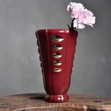 Vase rouge vintage