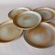 5 Montgolfier stoneware dessert plates
