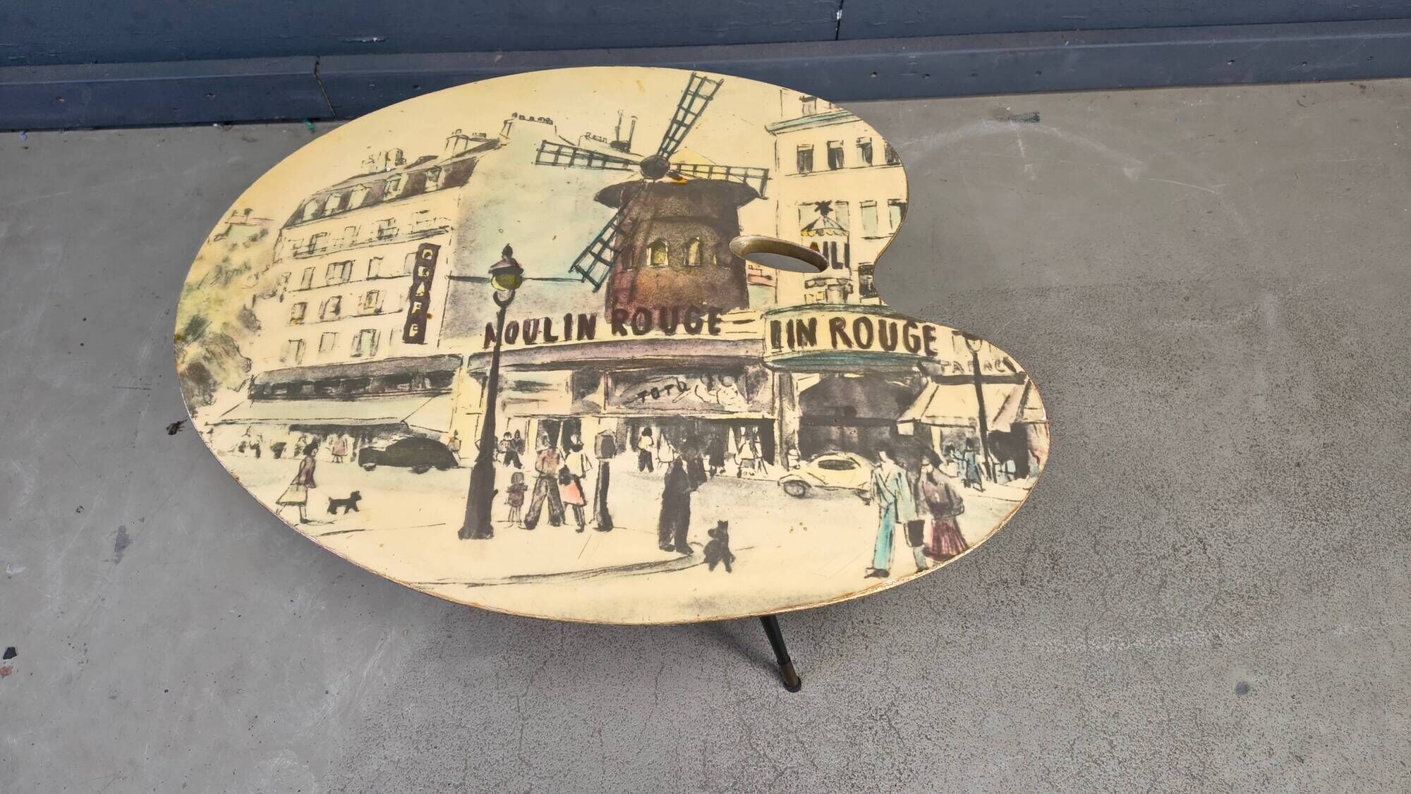 Vintage Italian coffee table, 1950s