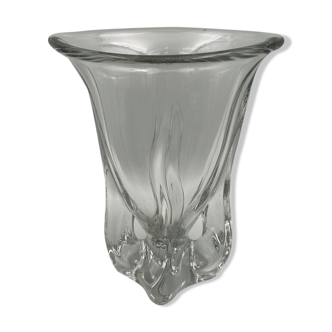 Vase en verre forme libre 1960