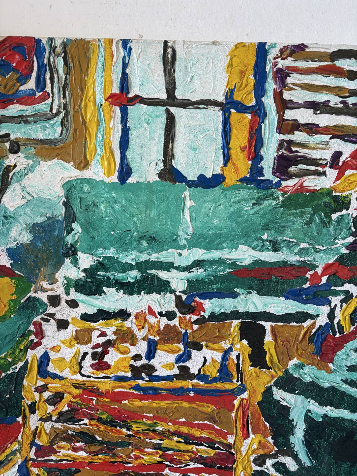 "Coin Salon" knife oil signed Jérôme Pezzillo 1992