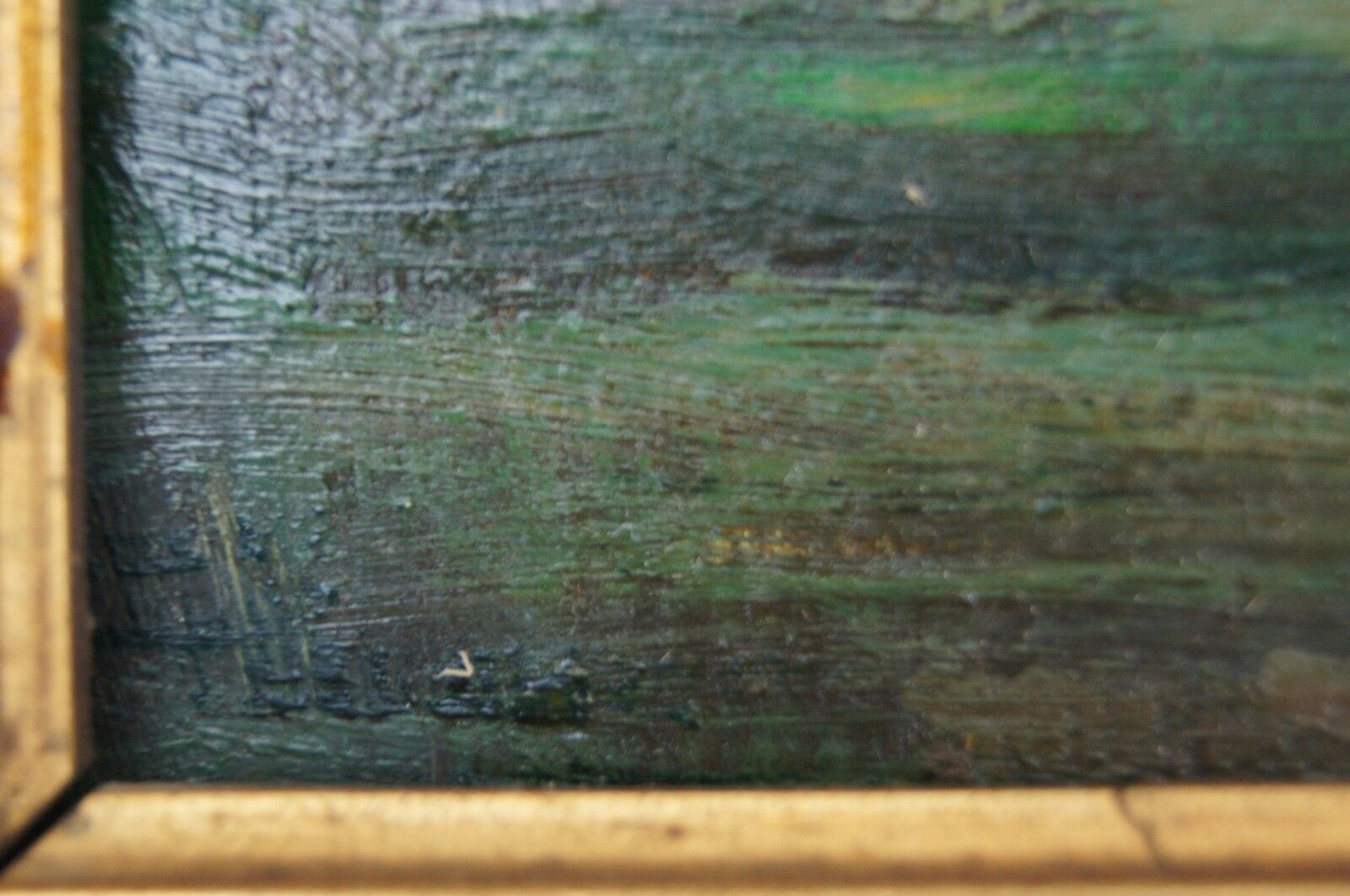 French School 19th - Landscape - Oil on panel - framed