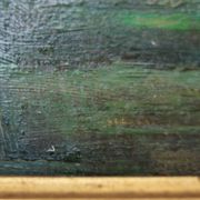 Huile sur panneau encadrée Paysage école française 19ème
