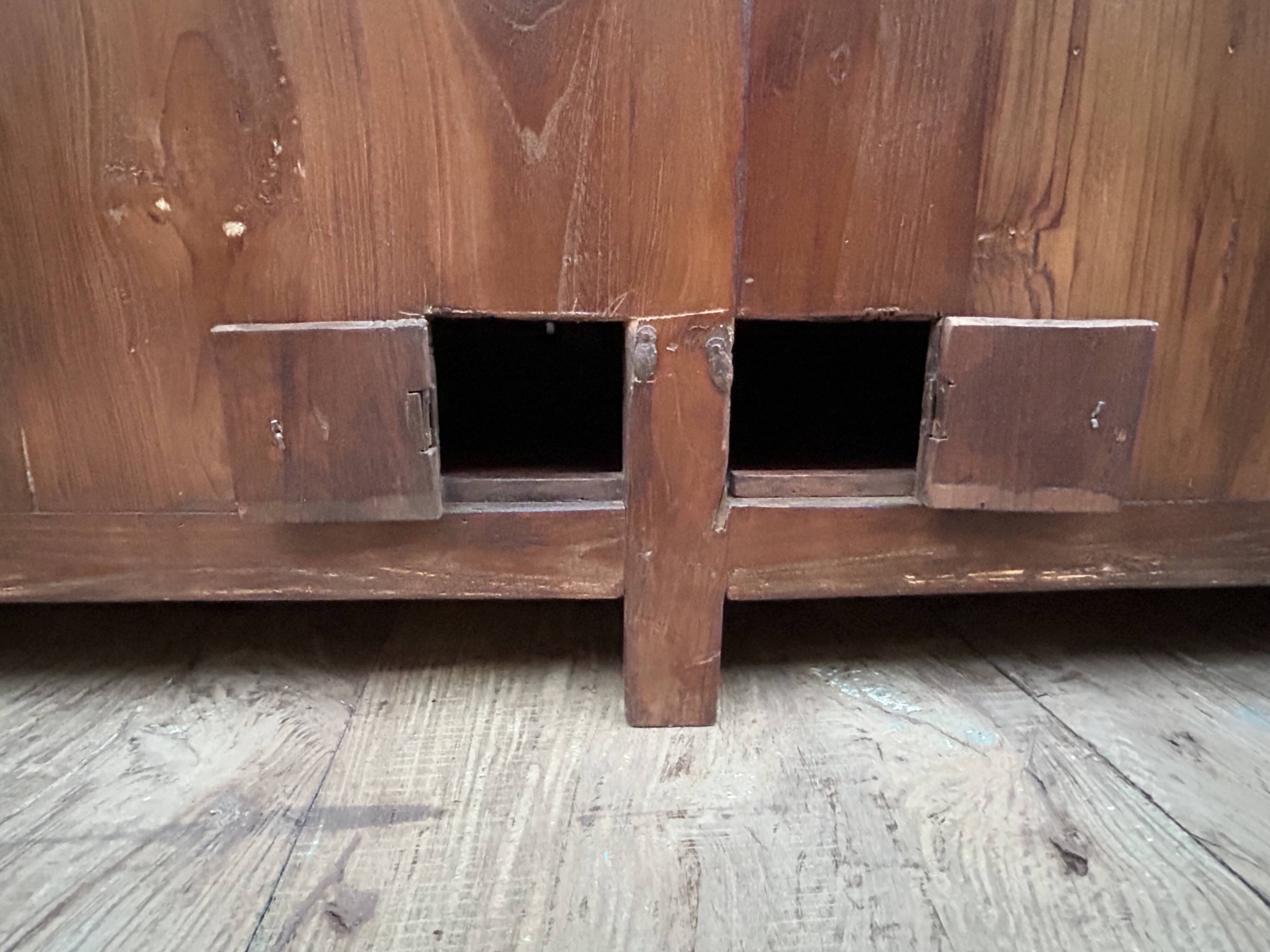 Buffet TV low unit in Burmese teak