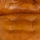 Carlo Di Carli. Leather and metal armchair. 1970s.