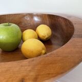 Solid wood fruit basket