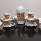 Porcelain coffee service Model Regina Bavaria Germany Vintage70'S