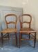 Paire de chaises anciennes bois