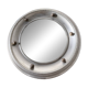 Round convex metal mirror in English style 1900