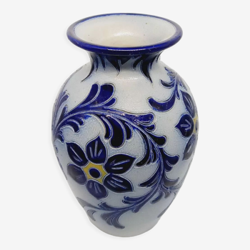 Alsace stoneware vase Betschdorf signed Roger Paul Schmitter