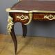 Bureau Louis XV en Marqueterie et Bronze d'époque XIX