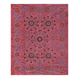 Hand knotted rug, vintage Turkish rug 245x299 cm