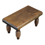 Wooden stool, small stool, plant holder, interior decoration, wood stool Measurement: height 16