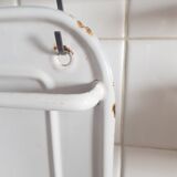 Porte ustensiles émaillé et sa louche