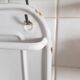 Enamelled utensil holder and ladle