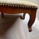 Vintage upholstered stool/footrest