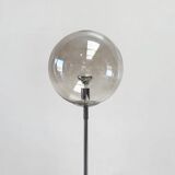 XL glass shade floor lamp