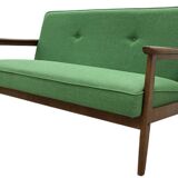 Vintage 3 seater fabric sofa