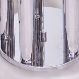 Restored Bauhaus Floor Lamp, Unusual Design, Chrome, New Electrification, France, 1950s