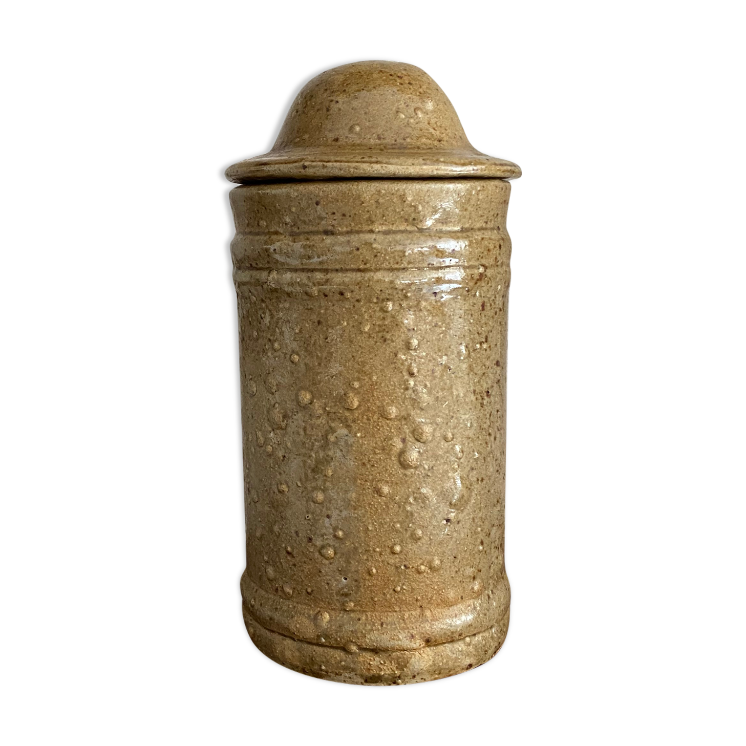 Vintage pyrity stoneware box