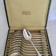 12 Teaspoons Christofle Printania